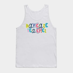 Cute Daycare Teacher Gift Idea Back to School Tank Top